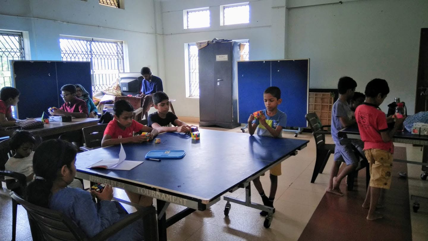 Cubing workshop at NIT, 2019